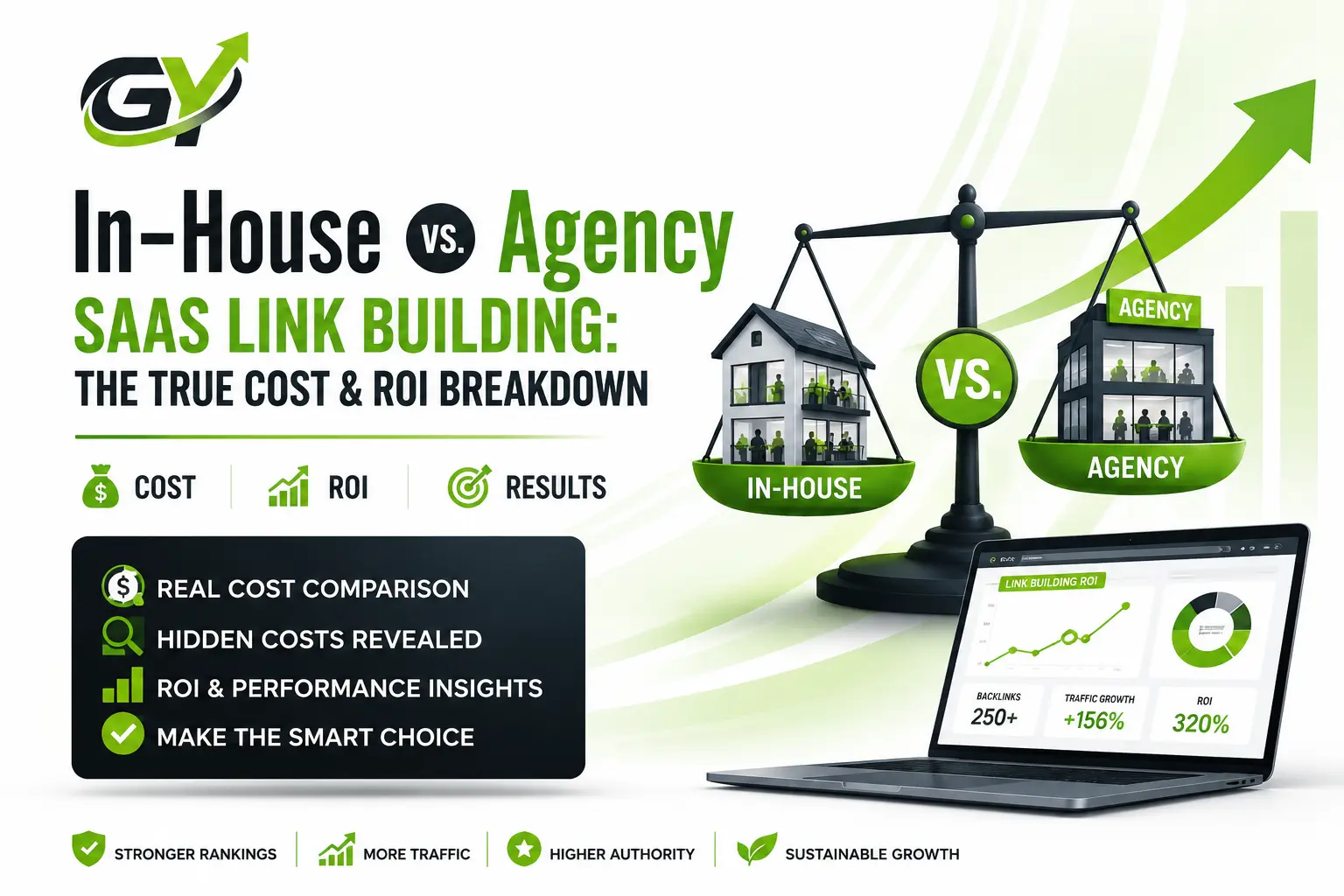 InHouse vs Agency SaaS Link Building Cost Full ROI Analysis